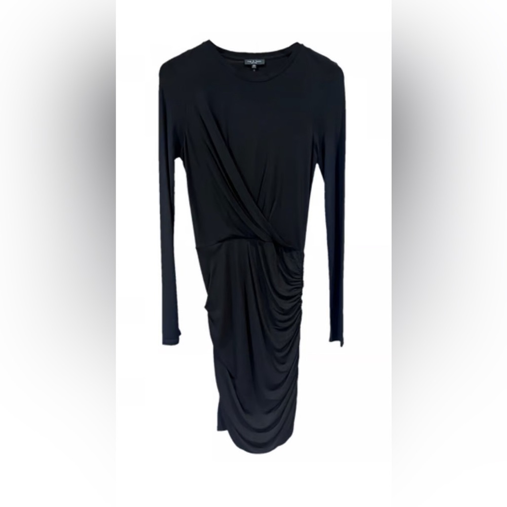 Draped Black Rag and Bone Dress